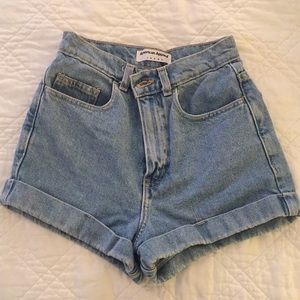 American Apparel High Waisted Shorts